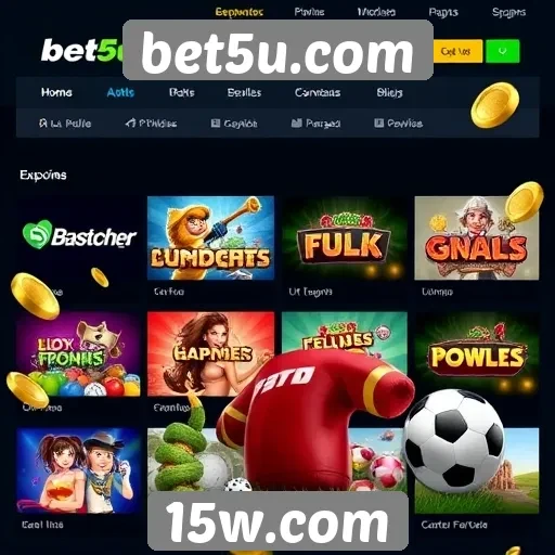Variedade de jogos disponíveis na plataforma bet5u